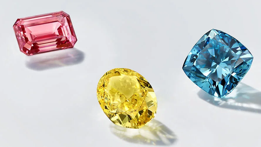 Diamantes coloridos – fancy diamonds